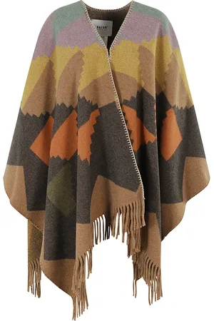 Bazar Deluxe Femme, Vestes, Multicolore, Taille: ONE Size Poncho Style Navajo