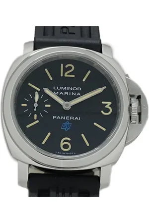 PANERAI Femme, Pre-owned, Noir, Taille: ONE Size Pre-owned Acier inoxydable montres