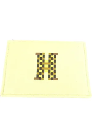 Hermès Femme, Pre-owned, Jaune, Taille: ONE Size Pre-owned Tissu trousses-de-toilette