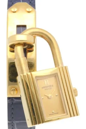 Hermès Femme, Pre-owned, Jaune, Taille: ONE Size Pre-owned Acier inoxydable montres