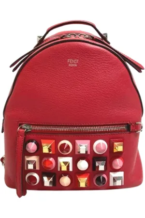 Fendi Femme, Pre-owned, Rouge, Taille: ONE Size Pre-owned Cuir sacs-fendi