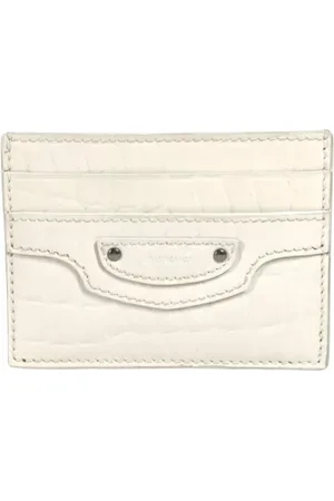 Balenciaga Femme, Pre-owned, Blanc, Taille: ONE Size Pre-owned Cuir petite-maroquinerie