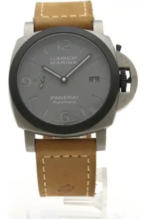 PANERAI Homme, Pre-owned, Gris, Taille: ONE Size Pre-owned Acier inoxydable montres