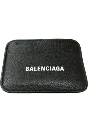 Balenciaga Femme, Pre-owned, Noir, Taille: ONE Size Pre-owned Cuir petite-maroquinerie