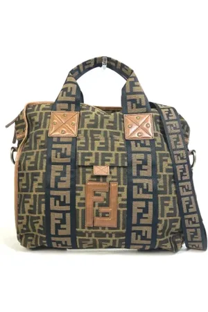 Fendi Femme, Pre-owned, Brun, Taille: ONE Size Pre-owned Cuir sacs-fendi