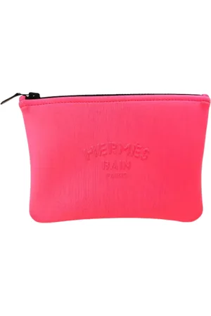 Hermès Femme, Pre-owned, Rose, Taille: ONE Size Pre-owned Tissu trousses-de-toilette