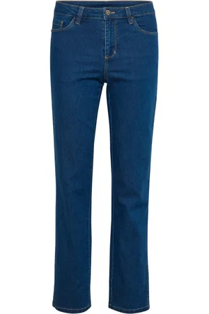 Kaffe Femme, Jeans, Bleu, Taille: 36 FR Jeans droits