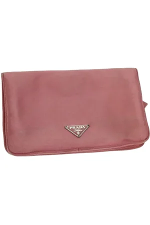 Prada Femme, Pre-owned, Rose, Taille: ONE Size Pre-owned Satin trousses-de-toilette