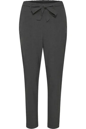 Kaffe Femme, Pantalons, Gris, Taille: 36 FR Slim-fit Pantalons