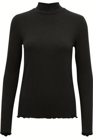 Kaffe Femme, Tops, Noir, Taille: 46 FR Long Sleeve Hauts