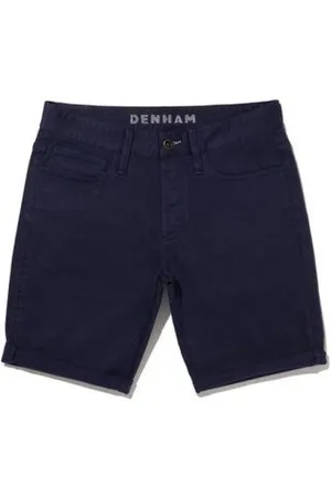 Denham Homme, Shorts, Noir, Taille: W33 Slim Fit Denim Short