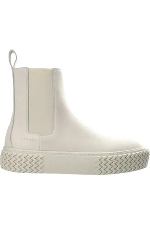 &Copenhagen Femme, Chaussures, , Taille: 36 EU Chelsea en Nubuck Crème