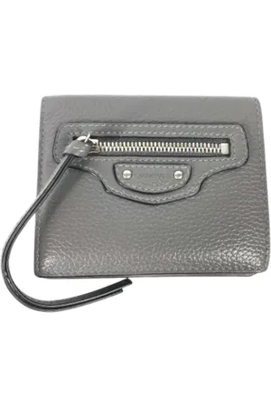 Balenciaga Femme, Pre-owned, Gris, Taille: ONE Size Pre-owned Cuir petite-maroquinerie