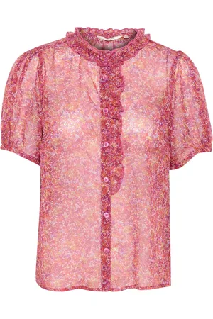 Cream Femme, Blouses et Chemises, Multicolore, Taille: 38 FR Blouse Prairie de Fleurs de Baies