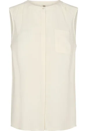 soyaconcept Femme, Tops, Blanc, Taille: 38 FR Top sans manches