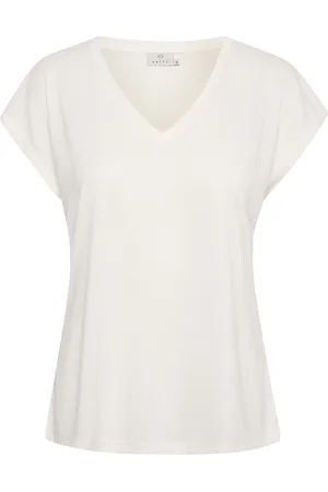 Kaffe Femme, Tops, Blanc, Taille: 44 FR T-Chemises