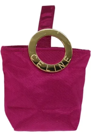 Céline Femme, Pre-owned, Rose, Taille: ONE Size Pre-owned Nylon trousses-de-toilette