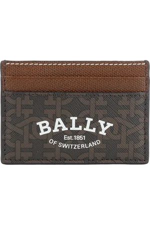 Bally Homme, Accessoires, Brun, Taille: ONE Size Portefeuille Élégant pour Hommes et Femmes