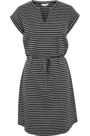 Part Two Femme, Robes, Noir, Taille: 40 FR Robe à Rayures Marine
