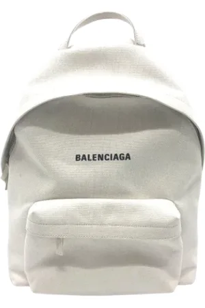 Balenciaga Homme, Pre-owned, Blanc, Taille: ONE Size Pre-owned Tissu sacs-balenciaga