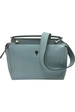 Fendi Femme, Pre-owned, Bleu, Taille: ONE Size Pre-owned Cuir sacs-fendi