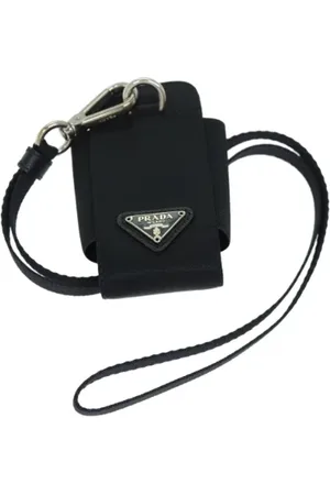 Prada Femme, Pre-owned, Noir, Taille: ONE Size Pre-owned Nylon trousses-de-toilette