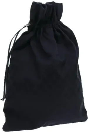 Gucci Femme, Pre-owned, Noir, Taille: ONE Size Pre-owned Toile trousses-de-toilette