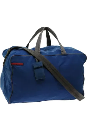 Prada Femme, Pre-owned, Bleu, Taille: ONE Size Pre-owned Nylon sacs-de-voyage