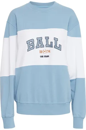 Ball Femme, Sweatshirts et sweats à capuche, Bleu, Taille: 34 FR Sweat Sportif avec Impression Cool