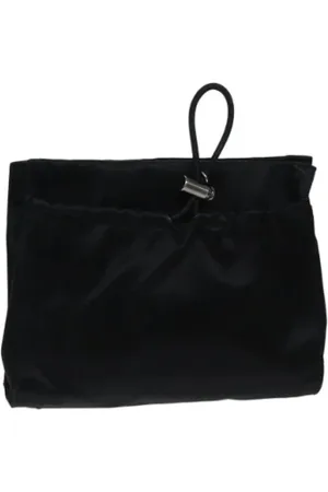 Prada Femme, Pre-owned, Noir, Taille: ONE Size Pre-owned Cuir trousses-de-toilette