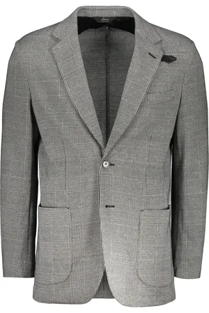 BRIONI Homme, Vestes, Noir, Taille: L Cachemire Lin Soie Cuir Veste