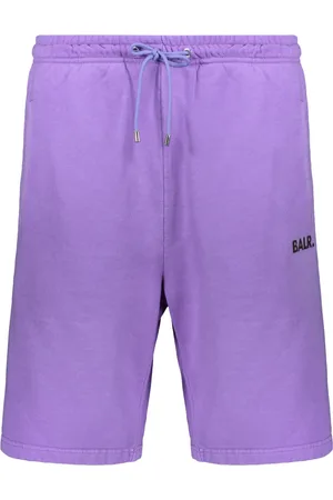 BALR. Homme, Shorts, Violet, Taille: M Shorts Bermuda en coton avec poches latérales