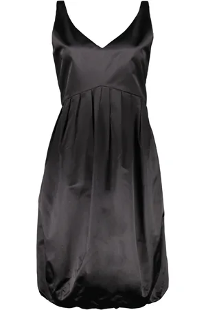 Burberry Femme, Robes, Noir, Taille: 42 FR Robe Midi en Soie