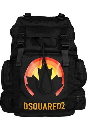 Dsquared2 Homme, Sacs, Noir, Taille: ONE Size Sac à dos en nylon avec détail logo