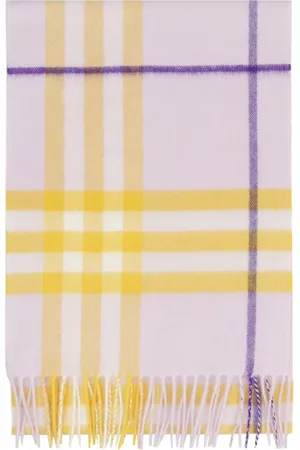 Burberry Unisex, Accessoires, Rose, Taille: ONE Size Écharpe en Cachemire à Franges