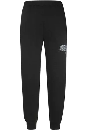 Opening Ceremony Femme, Pantalons, Noir, Taille: 38 FR Pantalons de survêtement en Coton avec Logo