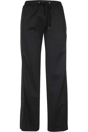 John Richmond Femme, Pantalons, Noir, Taille: 40 FR Pantalon de survêtement à rayures logo