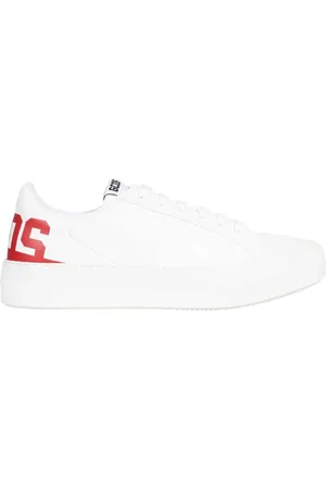 GCDS Homme, Chaussures, Blanc, Taille: 39 EU Baskets basses fabriquées à partir de matériaux recyclés