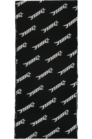 AMBUSH Homme, Accessoires, Noir, Taille: ONE Size Écharpe en Laine Vierge Contrastante