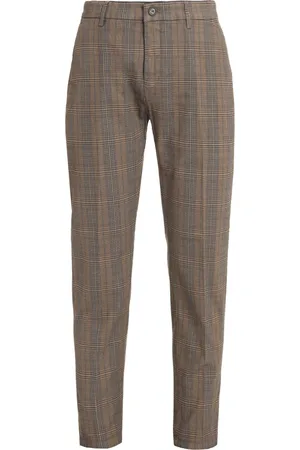 DEPARTMENT FIVE Homme, Pantalons, Brun, Taille: W34 Pantalon Chino en Coton Stretch