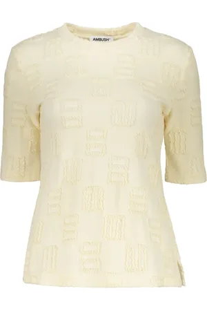 AMBUSH Femme, Tops, , Taille: 36 FR T-shirt en mélange de laine avec logo
