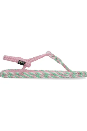 Nomadic state of mind Femme, Chaussures, Rose, Taille: 40 EU Sandales en Corde avec Lurex