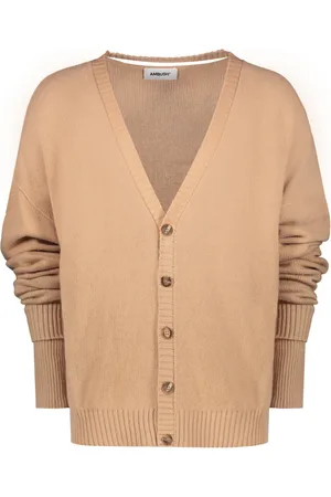 AMBUSH Homme, Pulls, , Taille: L Cardigan Côtelé avec Découpe au Dos