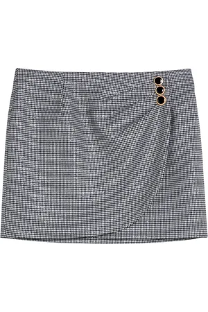Alessandra Rich Femme, Jupes, Gris, Taille: 38 FR Mini Jupe