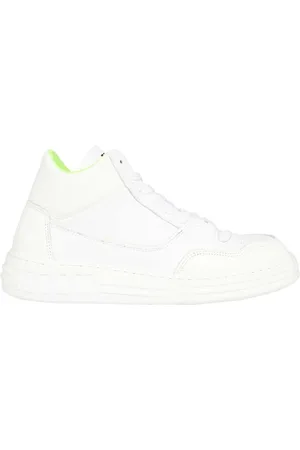 Msgm Homme, Chaussures, Blanc, Taille: 41 EU Baskets Basses en Cuir