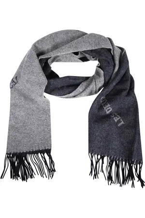 Les Deux Homme, Accessoires, Multicolore, Taille: ONE Size Écharpe en laine à franges