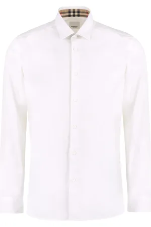 Burberry Homme, Chemises, Blanc, Taille: S Chemise Classique en Coton