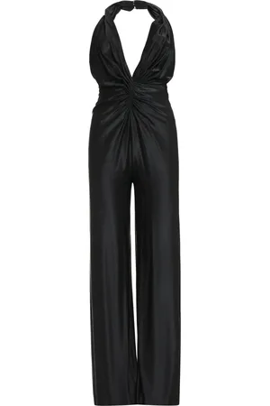 Costarellos Femme, Combinaisons et Ensembles, Noir, Taille: 36 FR Combinaison avec Rassemblement et Dos Ouvert