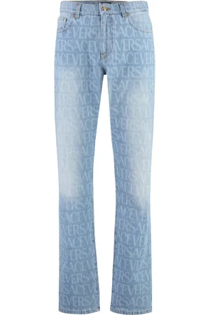 VERSACE Homme, Jeans, Bleu, Taille: W33 Jean Silhouette Baroque