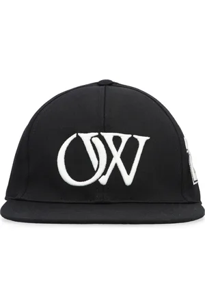 OFF-WHITE Homme, Accessoires, Noir, Taille: M Casquette de baseball à visière plate